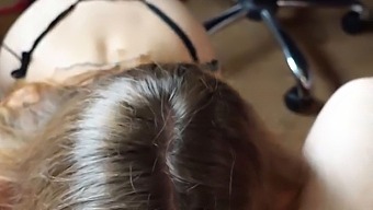 Oral Sex With Eye Contact Leading To Ejaculation In Mouth