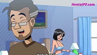 Stepson Gets Help From His Busty Mommy To Climax In This Cartoon.